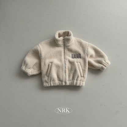 【予約】bear zip up /  NRK (XS-4XL)　