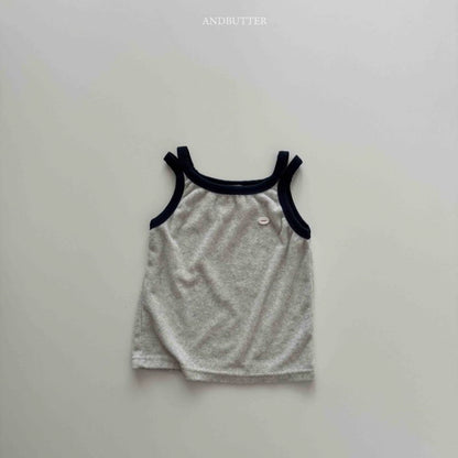 【予約】double-strap sleeveless / andbutter(S-JM)