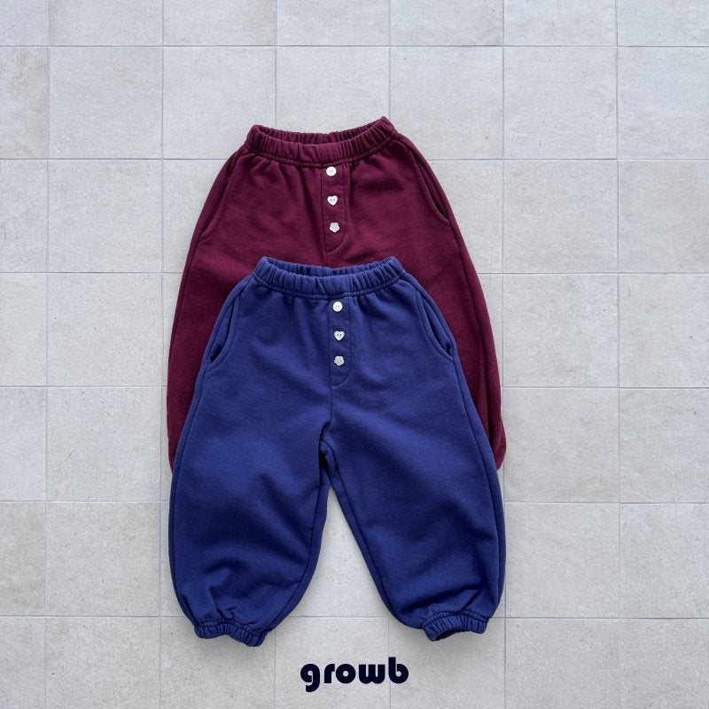 【予約】button jogger pt / growb (XS-JM)