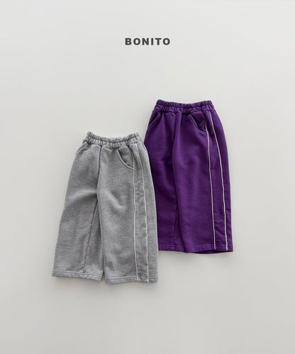 【予約】side pin line pants / bonito (12M-JM)