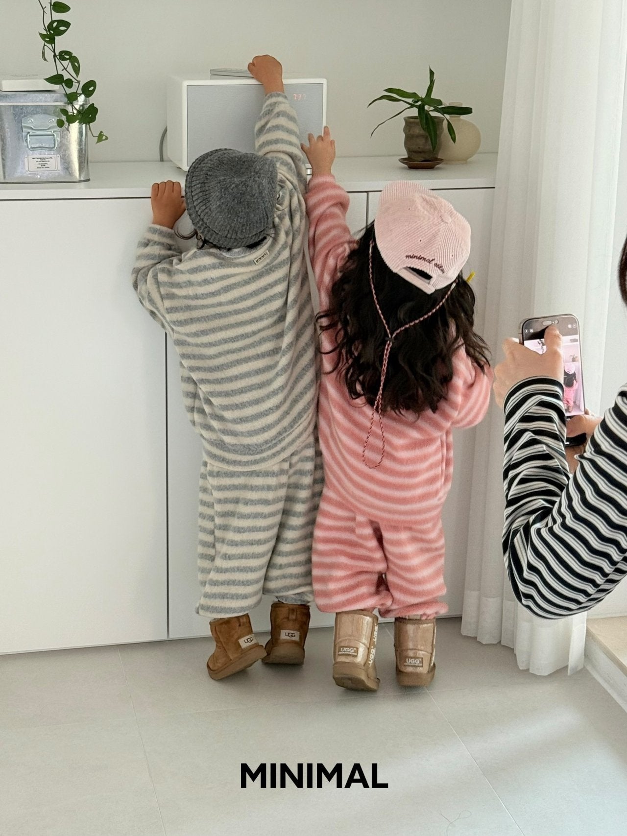 【予約】mongle stripe pants  / minimal (S-JM)