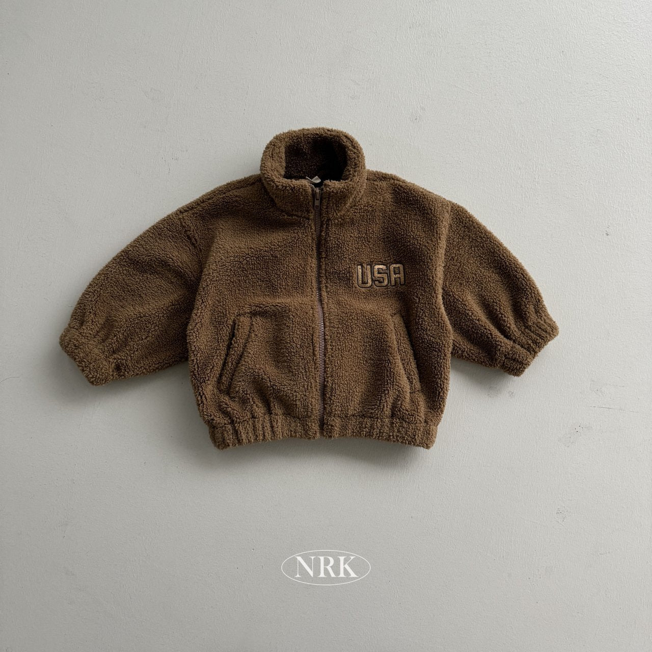 【予約】bear zip up /  NRK (XS-4XL)　