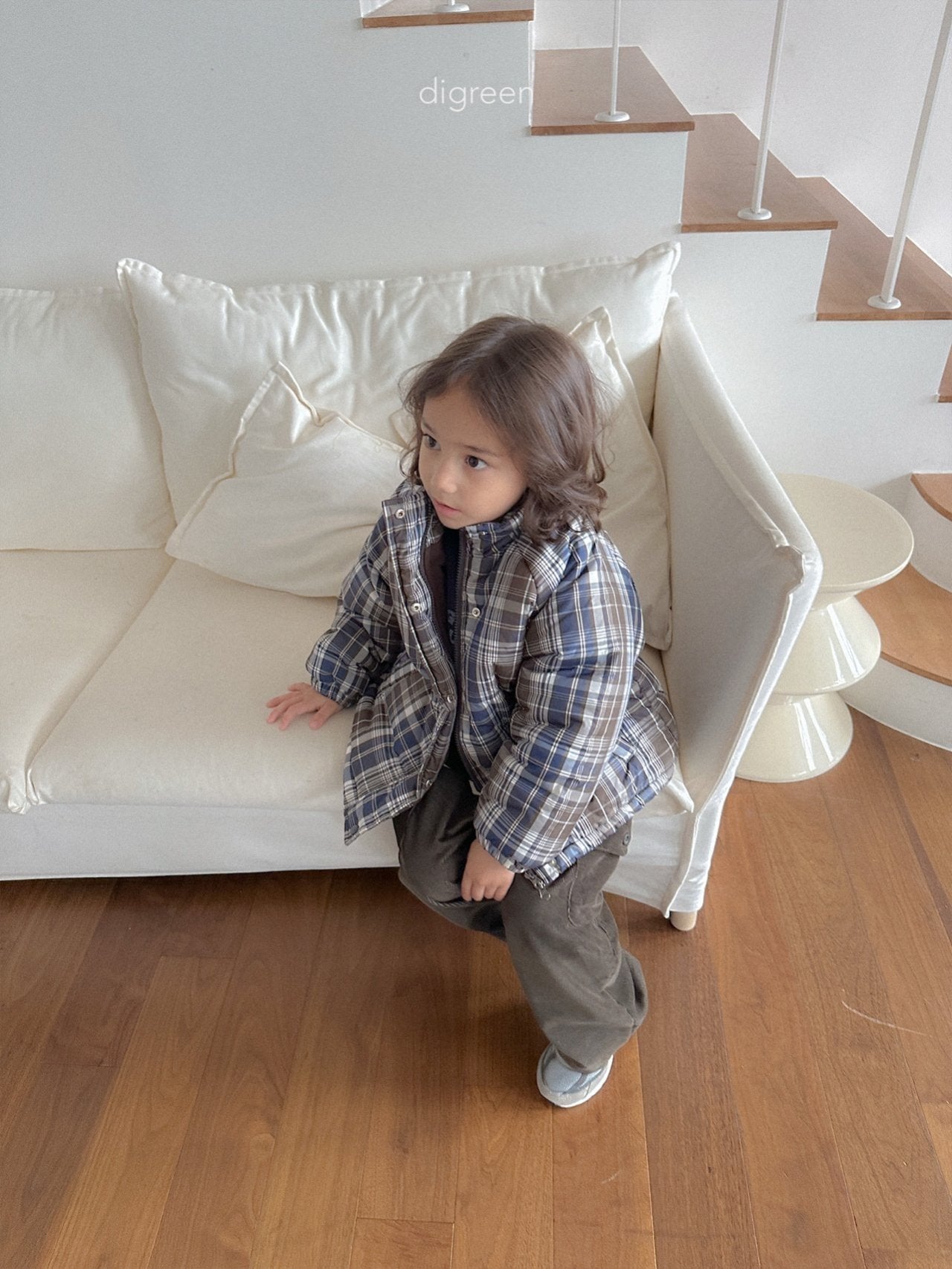 【予約】Tori Check Padding   /  digreen(S-XXL)