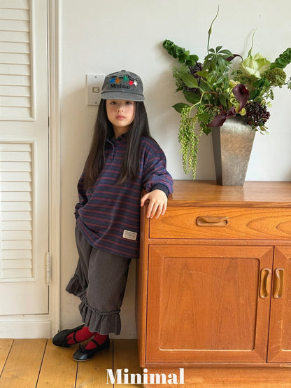 【予約】modal frill pants / minimal (S-JM）