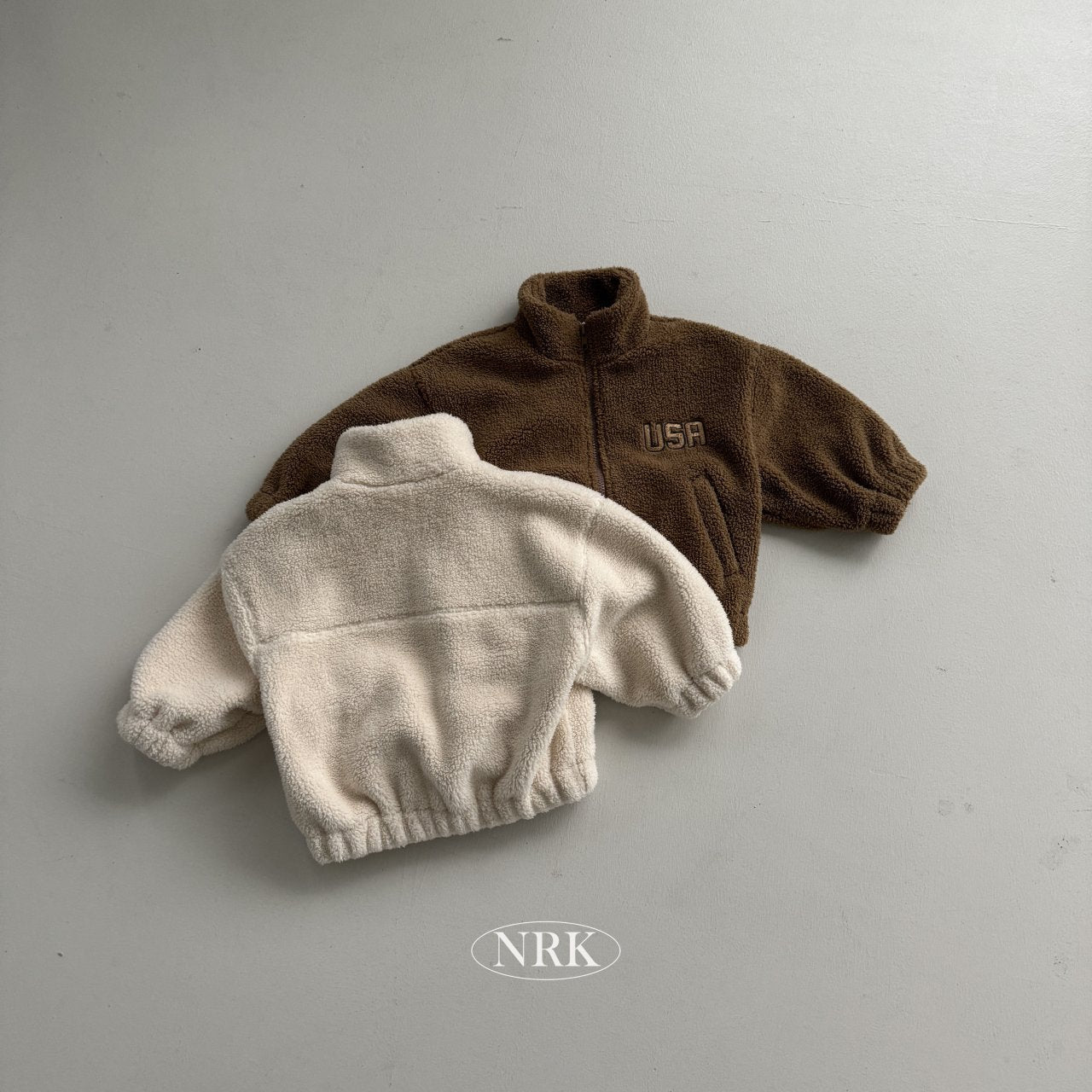 【予約】bear zip up /  NRK (XS-4XL)　
