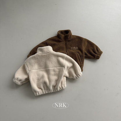 【予約】bear zip up /  NRK (XS-4XL)　
