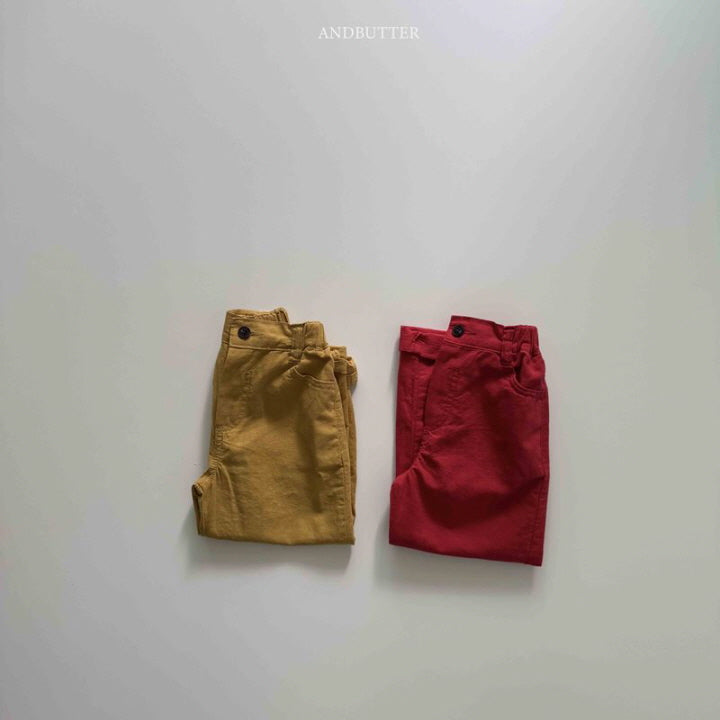 【予約】linen daily Pants / andbutter(S-JM)