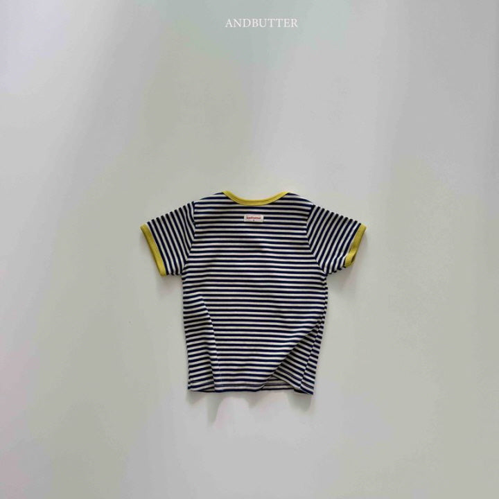 【予約】Boat neck mix T / andbutter(S-JM)