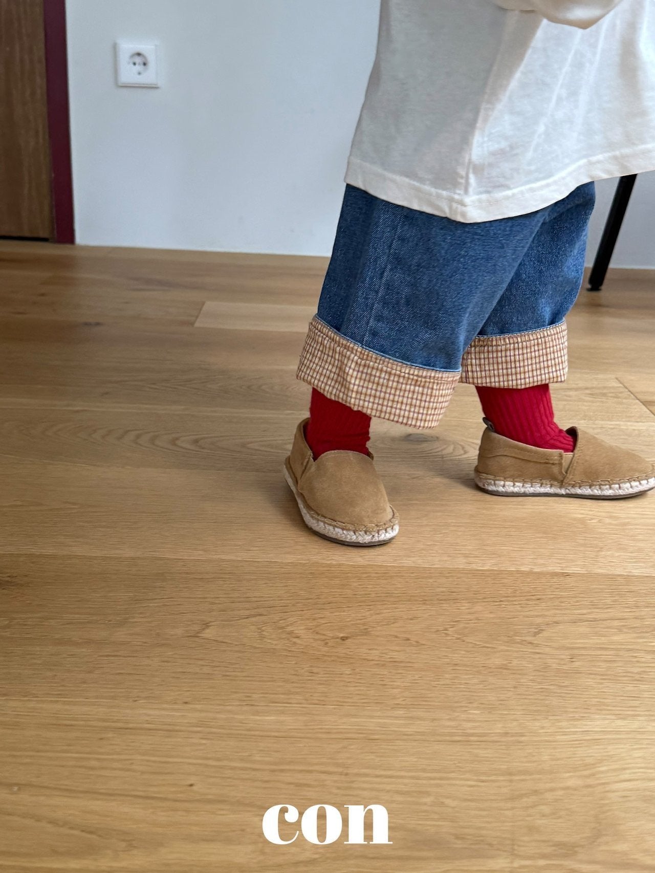 【予約】wash roll up denim /  con