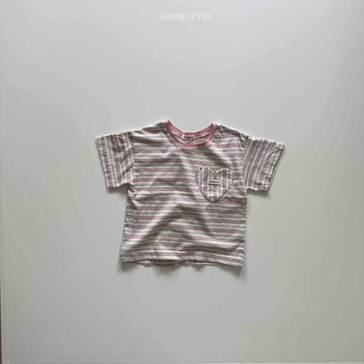 【予約】 Cookie heart T / andbutter(S-JM)