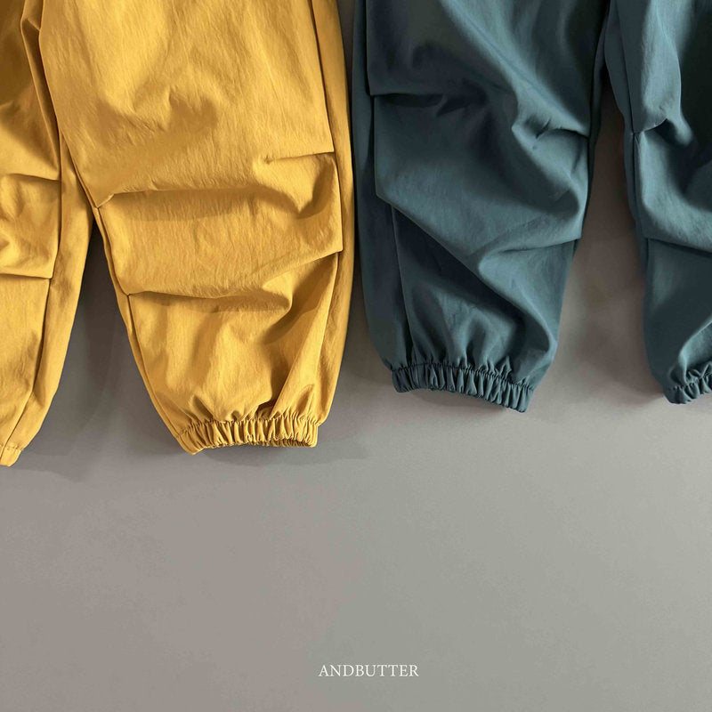 【予約】Anorak Bonding Pants  /  andbutter (S-JM)