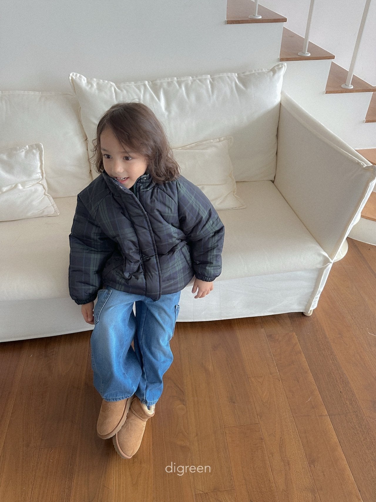 【予約】Tori Check Padding   /  digreen(S-XXL)