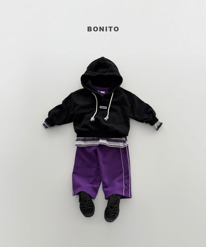 【予約】side pin line pants / bonito (12M-JM)
