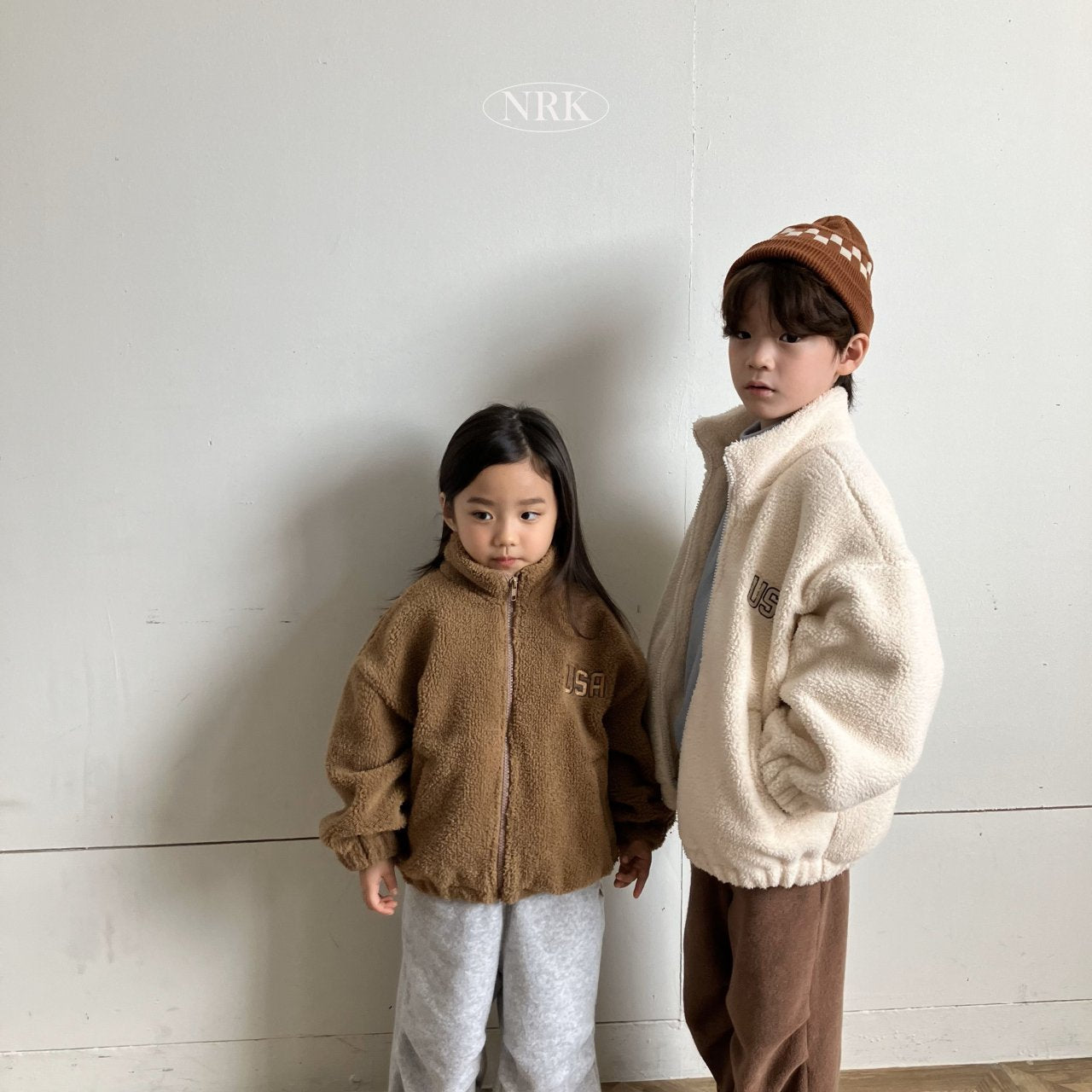 【予約】bear zip up /  NRK (XS-4XL)　