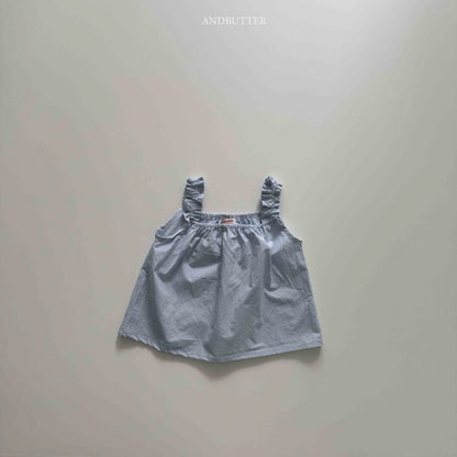 【予約】Shirring sleeveless  / andbutter(S-JM)