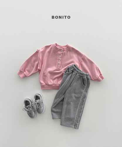 【予約】side pin line pants / bonito (12M-JM)