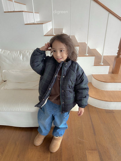 【予約】Tori Check Padding   /  digreen(S-XXL)