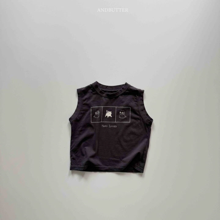 【予約】 Summer happy sleeveless / andbutter(S-JM)