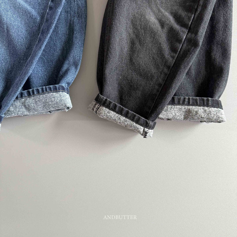 【予約】Modern Curved Denim  /  andbutter (S-JM)