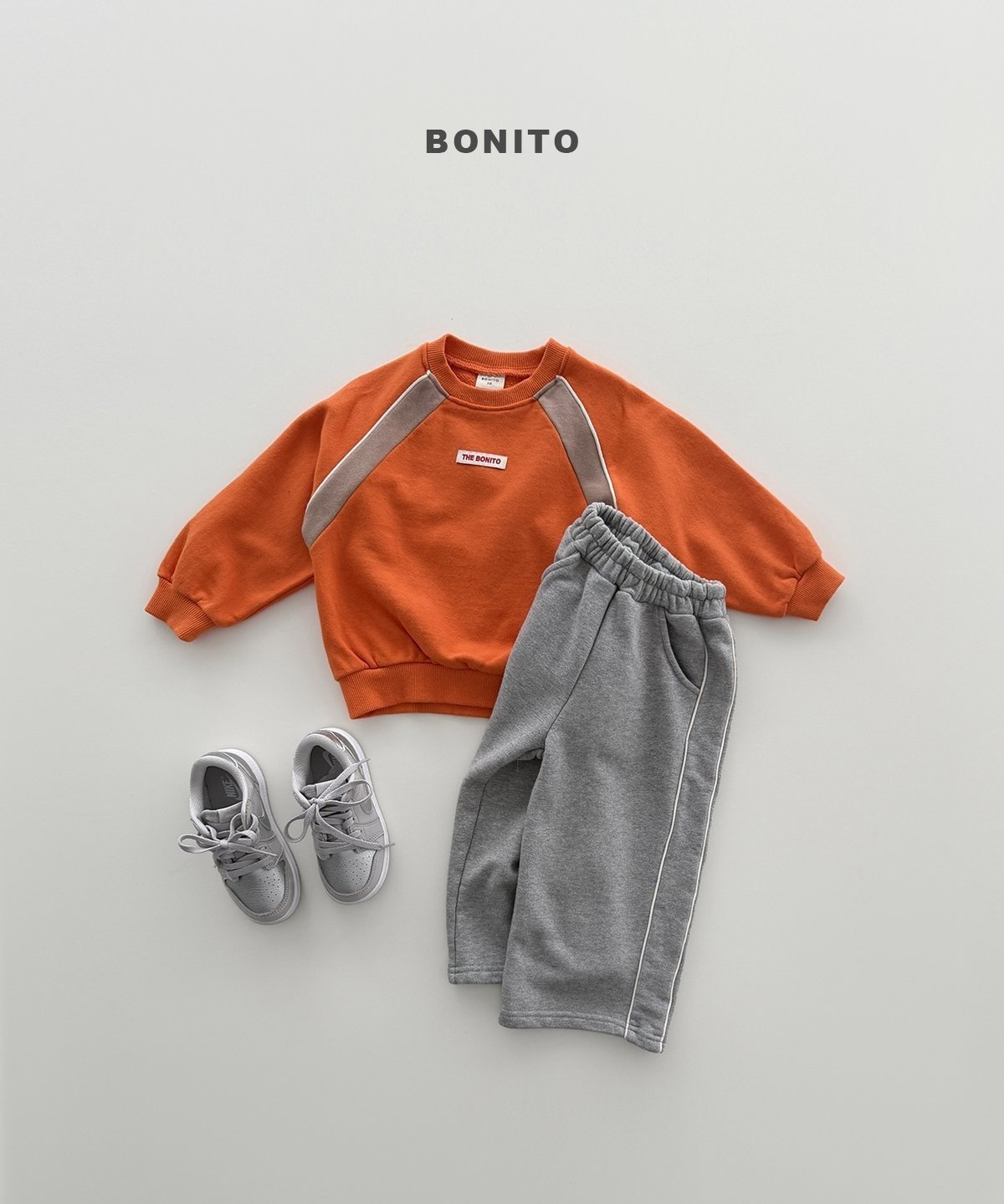 【予約】side pin line pants / bonito (12M-JM)