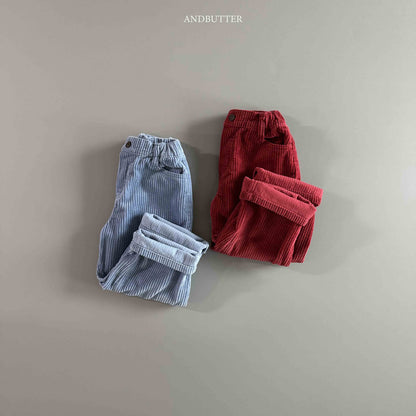 【予約】Love Ring Corduroy Pants  /  andbutter (S-JM)