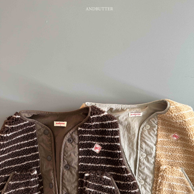 【予約】Reversible ST Dumble Vest  /  andbutter (S-JM)