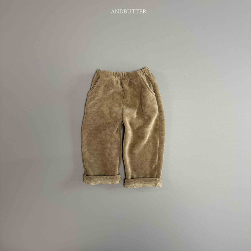 【予約】Soft Wide Pants  /  andbutter (S-JM)