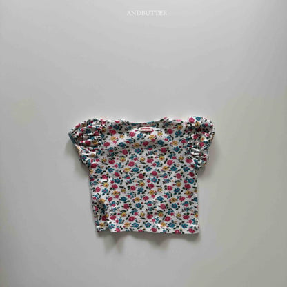 【予約】Eyelet puff T / andbutter(S-JM)