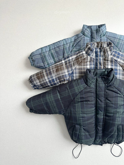 【予約】Tori Check Padding   /  digreen(S-XXL)