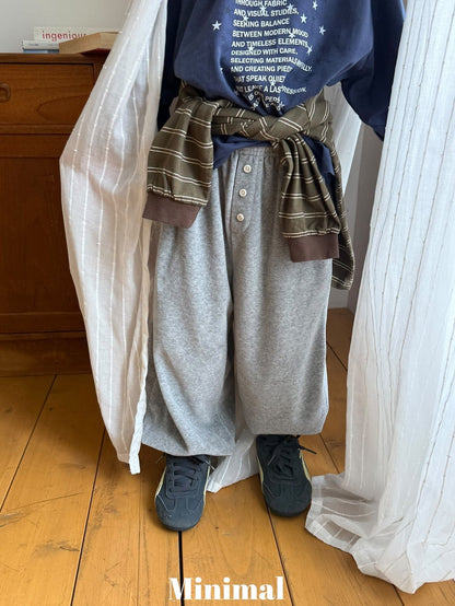 【予約】beroa buttonjogger pants / minimal (S-JM）