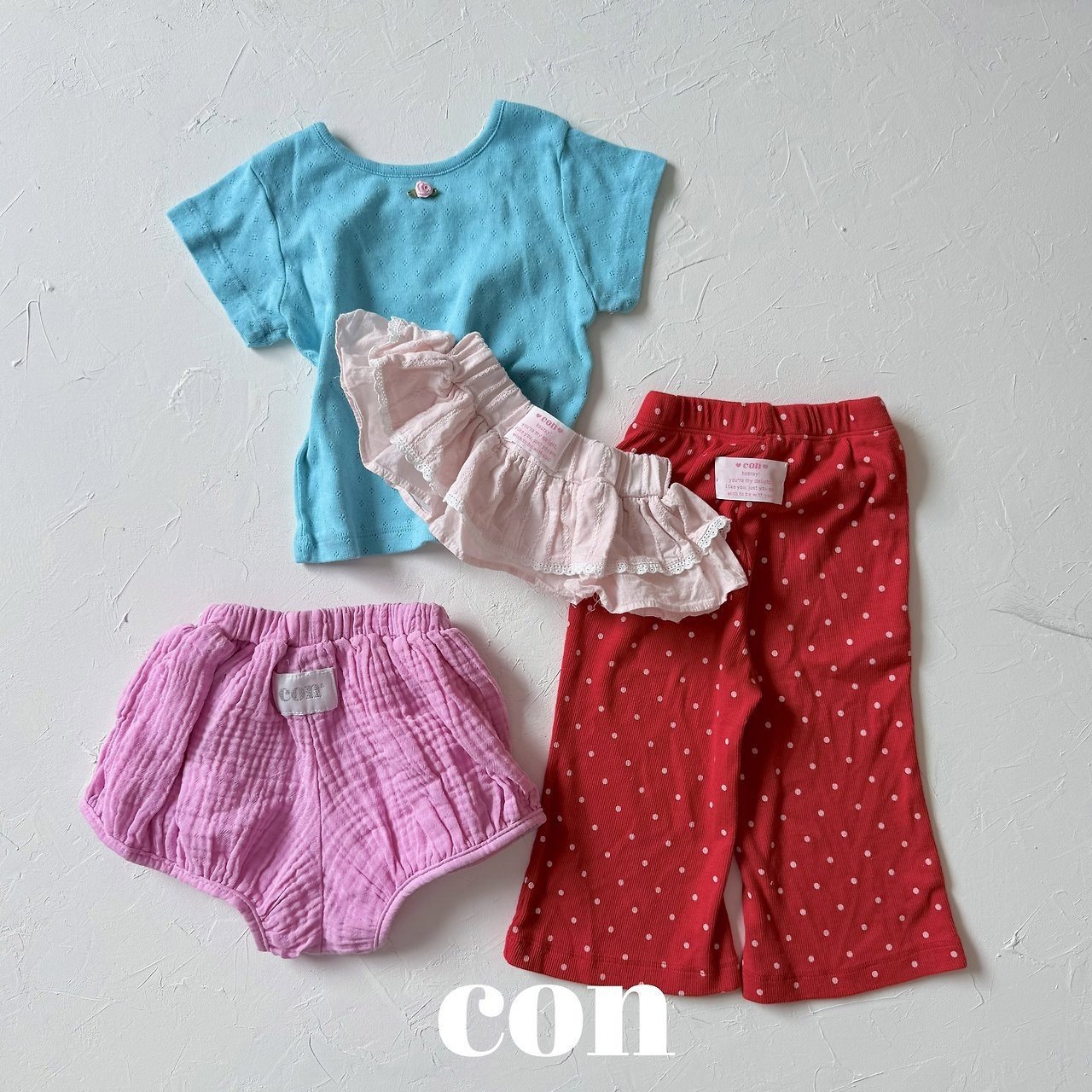 【予約】water drop pants / con