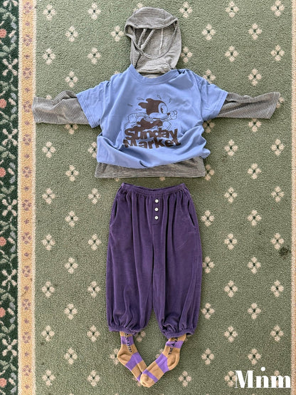 【予約】beroa buttonjogger pants / minimal (S-JM）