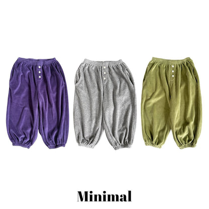 【予約】beroa buttonjogger pants / minimal (S-JM）