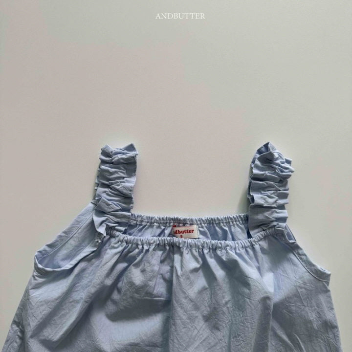 【予約】Shirring sleeveless  / andbutter(S-JM)