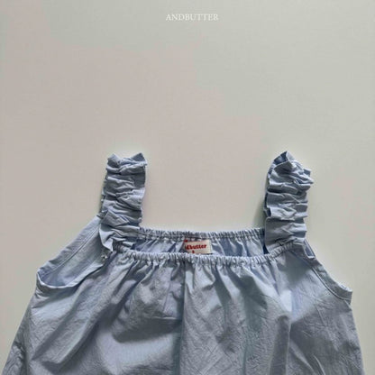 【予約】Shirring sleeveless  / andbutter(S-JM)