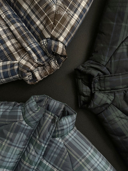 【予約】Tori Check Padding   /  digreen(S-XXL)
