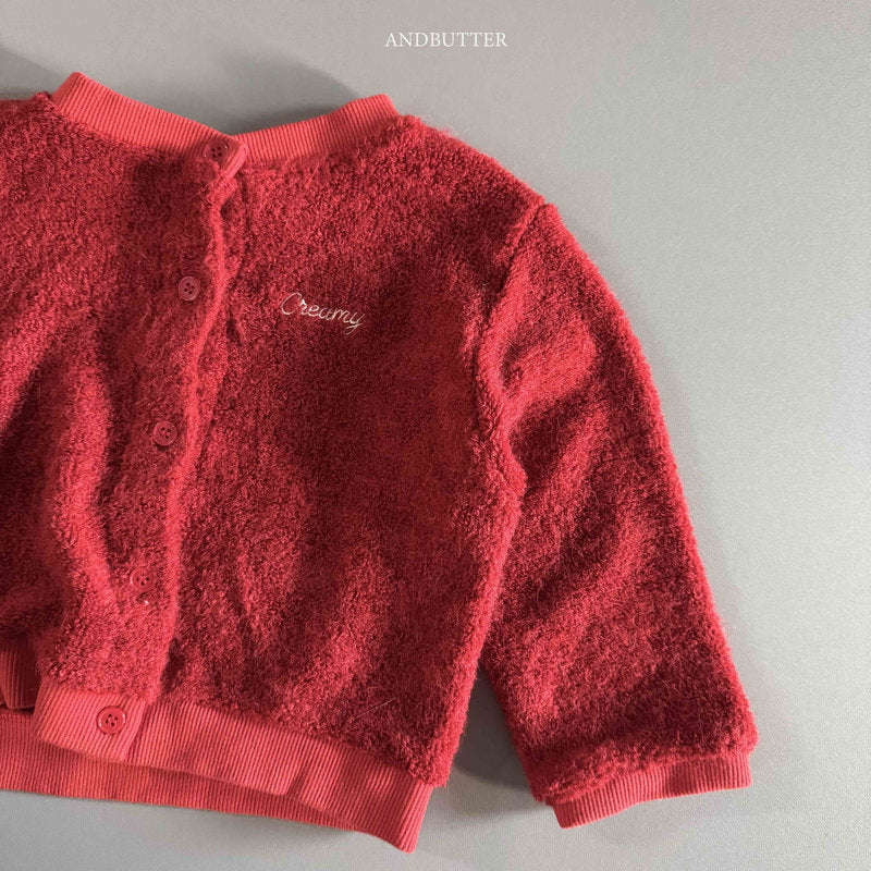 【予約】Creamy Cardigan  /  andbutter (S-JM)