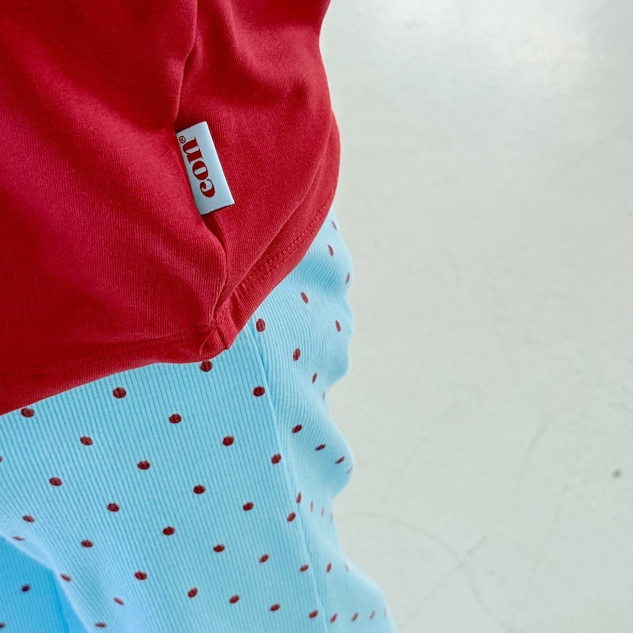 【予約】water drop pants / con