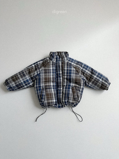 【予約】Tori Check Padding   /  digreen(S-XXL)