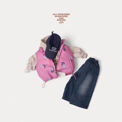 【予約】wide denim pants / boneoune (XS-JL) 핀트와이드