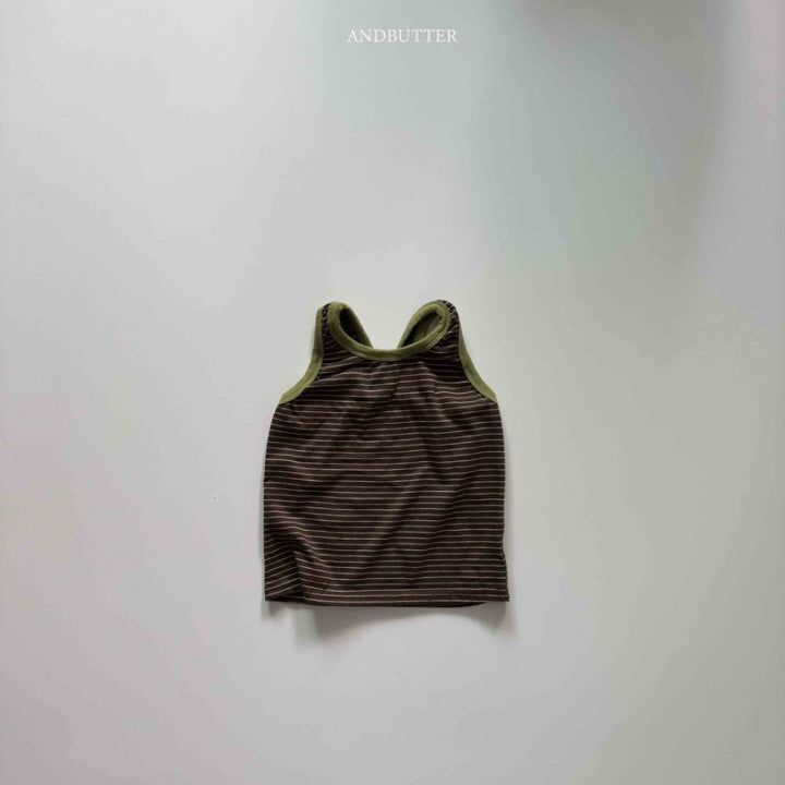 【予約】Cross sleeveless / andbutter(S-JM)