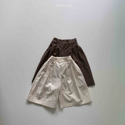 【予約】Cotton pants / andbutter(S-JM)