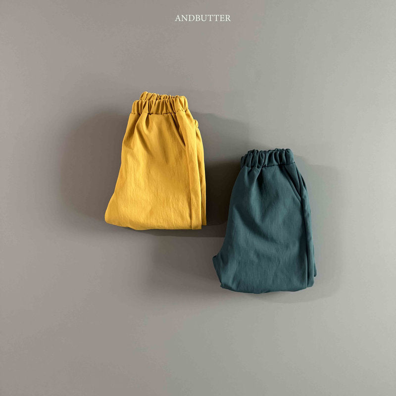 【予約】Anorak Bonding Pants  /  andbutter (S-JM)