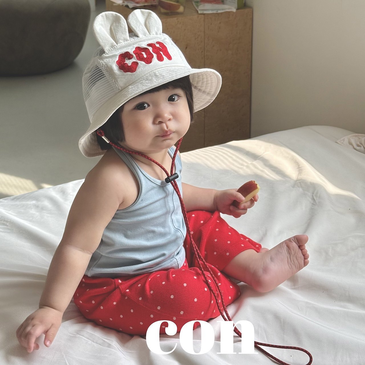 【予約】bear bucket hat / con