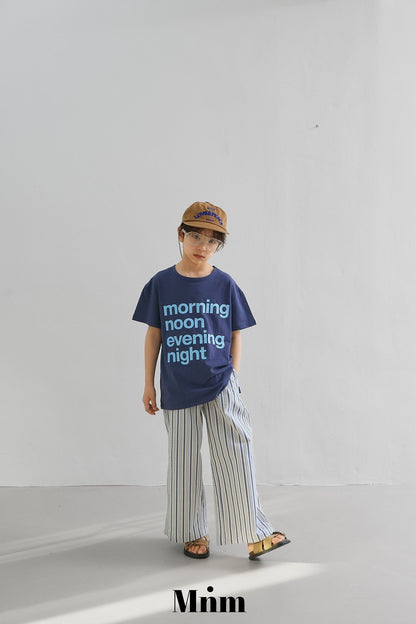 【予約】combi stripe pants / minimal S-JM 콤비