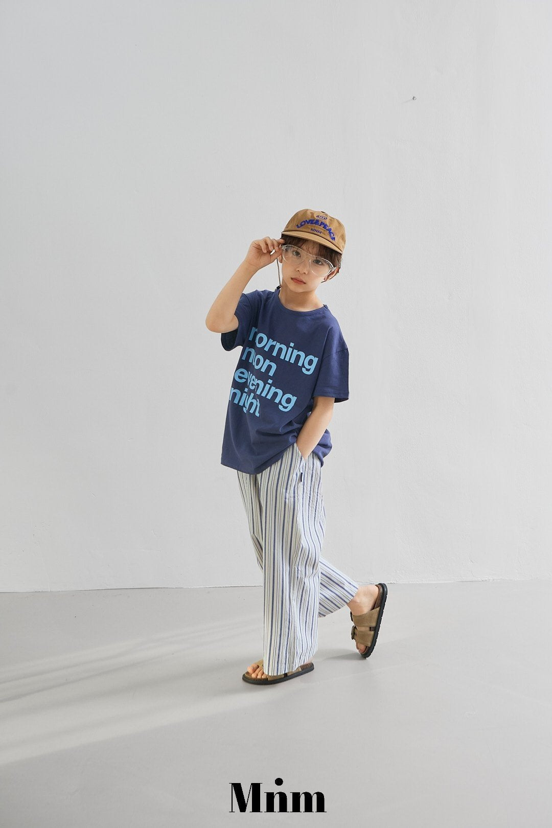 【予約】combi stripe pants / minimal S-JM 콤비