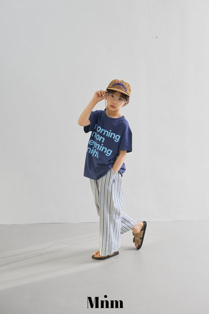 【予約】combi stripe pants / minimal S-JM 콤비