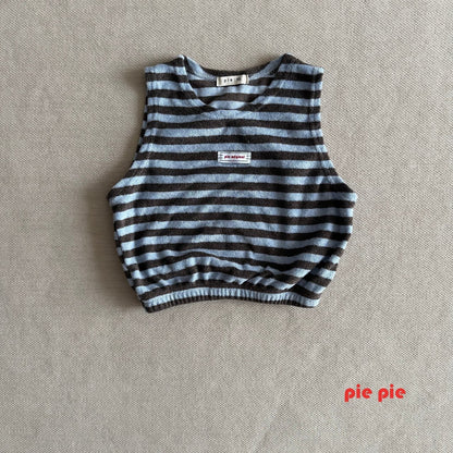 【予約】honeybee layered vest  / pie (XS-XL)