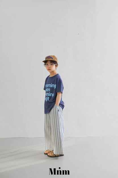 【予約】combi stripe pants / minimal S-JM 콤비