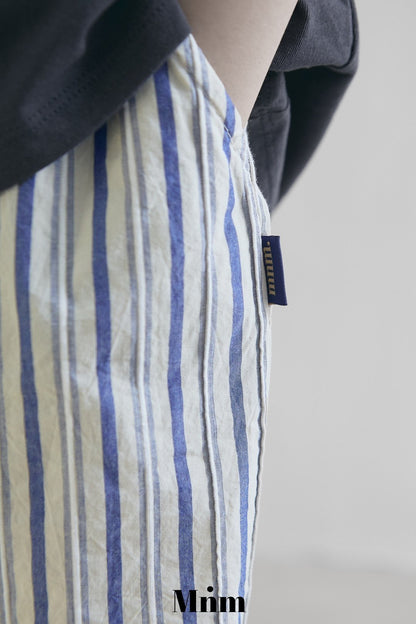【予約】combi stripe pants / minimal S-JM 콤비